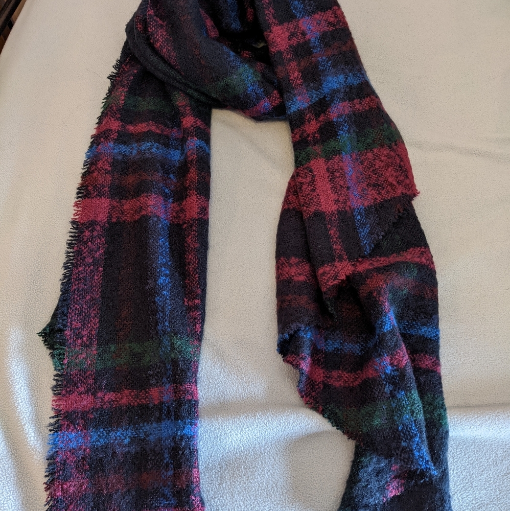 Dynamite Plaid Blanket Scarf